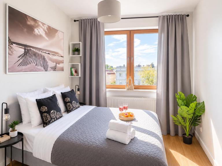 Lumina I 3-room Apart with Parking I Balcony & AC - B&B Varsavia