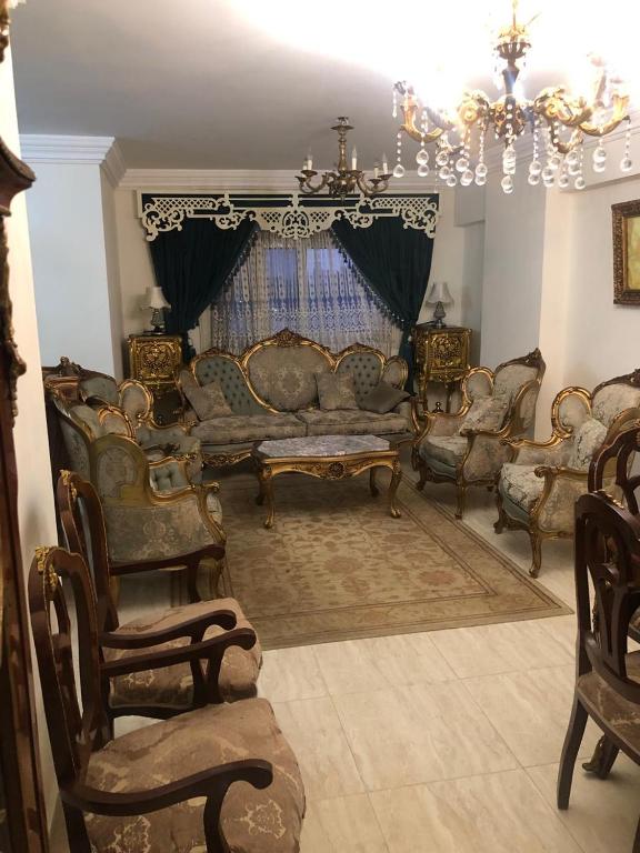 المندره - Mandara 3 Bedrooms - Amazing view of Montaza Castle and Sea! - Bed and Breakfast Alexandrië