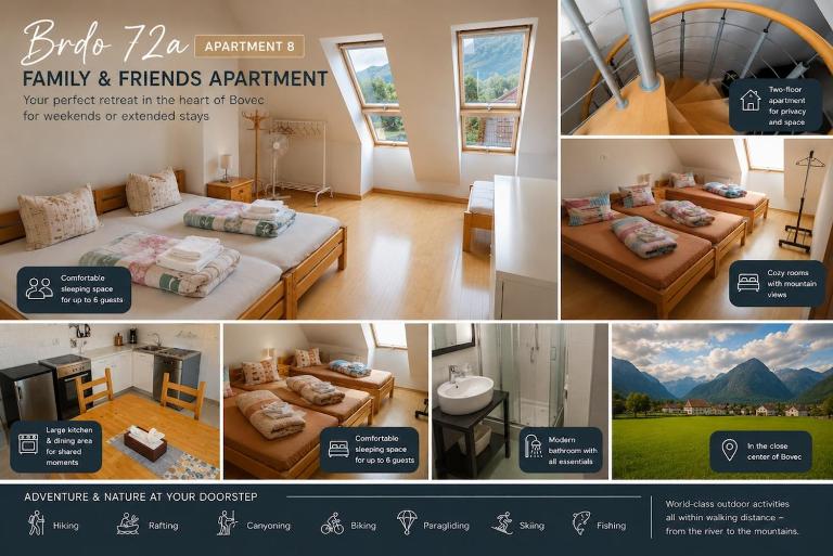 Family & Friends Base #8 - Ferienwohnung Bovec