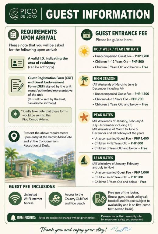 Pico de loro - Chambres d'hôtes Nasugbu