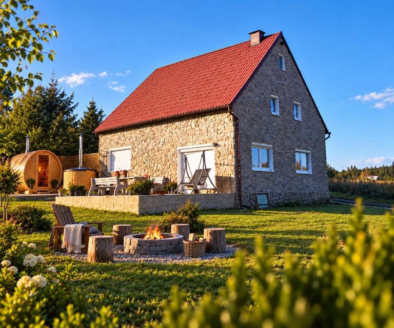 Cottage ADLA- Sauna-hot tube - Bed and Breakfast Kovářská