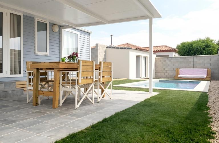 Acogedora casa familiar a pasos de la playa piscina y wifi - B&B El Palmar