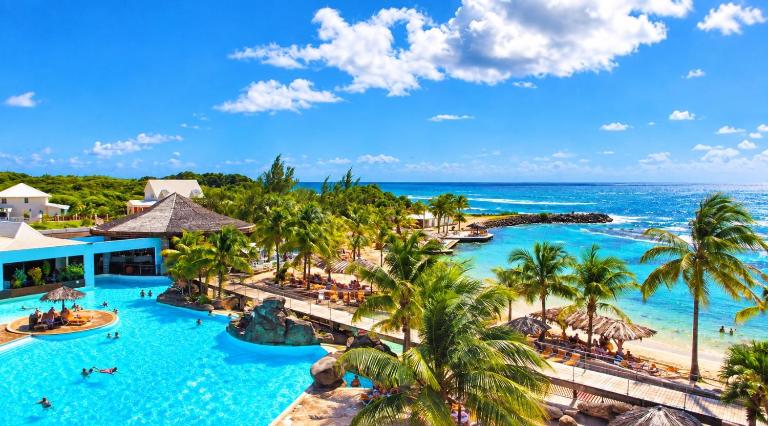 Bleu Caraïbes appartement avec citerne privative - B&B Saint-François