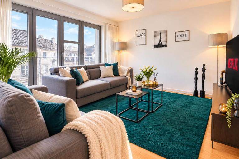 Penthouse am Dom- Altstadt in 200 m- 4 Dachterrassen, stilvoll und ruhig, 24-7-Self Check-in für bis zu 6 Personen - B&B Paderborn
