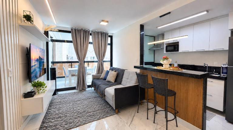 Camburi Prime Beach - Apartamento Frente à Praia em Jardim Camburi 2 Quartos Próximo ao Aeroporto - Ferienwohnung Vitória