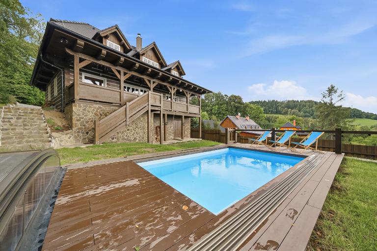 Wellness roubenka Na Vyhlídce - Chambres d'hôtes Štětínov