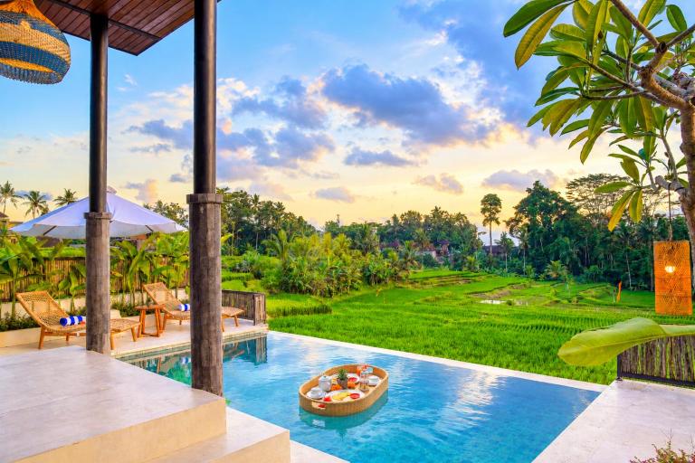 2 BR Private Villa with Open View of Rice Fields - Chambres d'hôtes Gianyar
