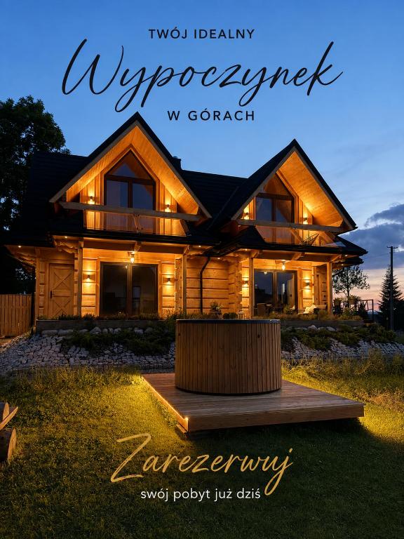 Hygge Tatra Luxury Chalet - Domki z Balią - Chambres d'hôtes Murzasichle