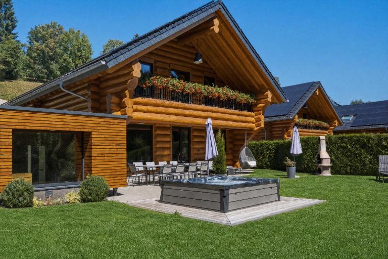 Ferienblockhaus Schwarzwald - Luxus Chalet mit Sauna & Whirlpool - B&B Feldberg