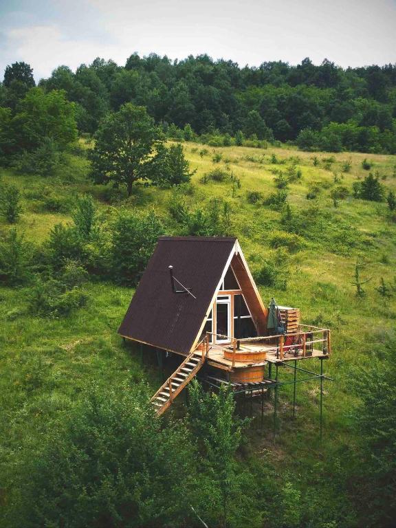 Cabana Colt Verde 2 A-frame chalet - B&B Dealu Leului