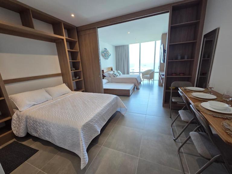 Apartamento en Santa Marta con vista al mar-Edificio WJ Tower - B&B Santa Marta