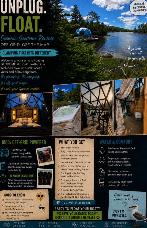 Oceanic geodome - B&B French Village