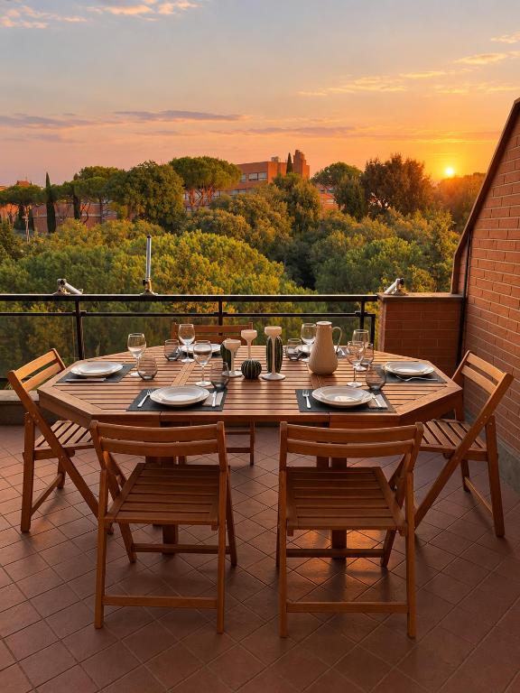 La Terrazza sul Parco ,8 Guests, 3 Bedrooms, Huge Terrace & Free Parking - Ferienwohnung Rom