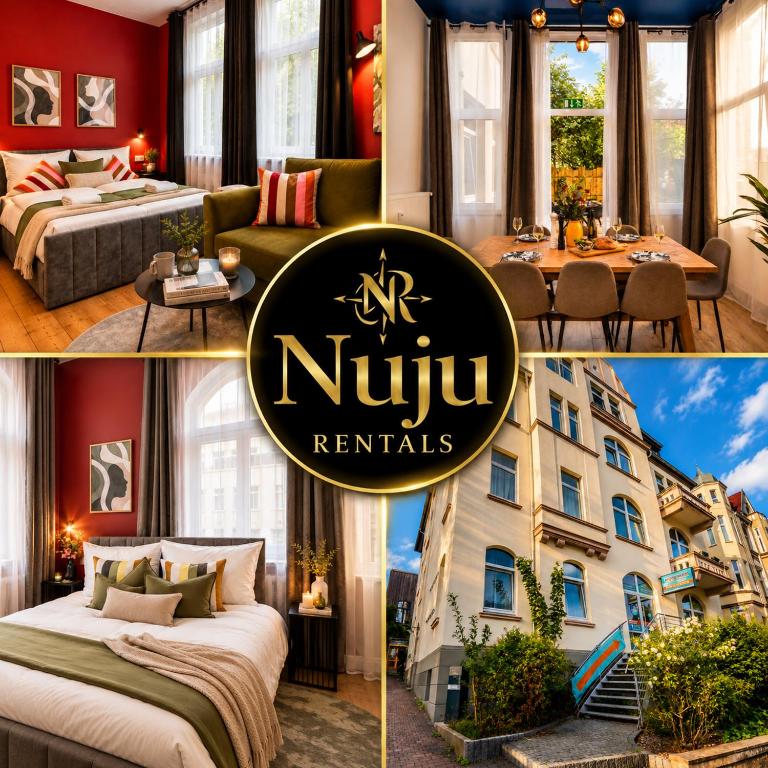NUJU Rentals - 6-Apartments - 26 Gäste - Garten - B&B Bielefeld