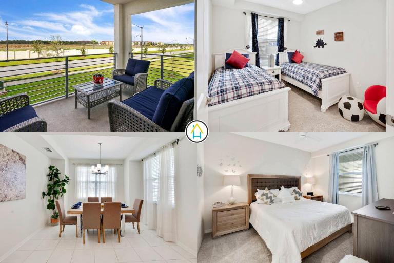 Lovely 2BR Codo with 2Clubhouses & Kids Splash Pad - Bed and Breakfast Kissimmee