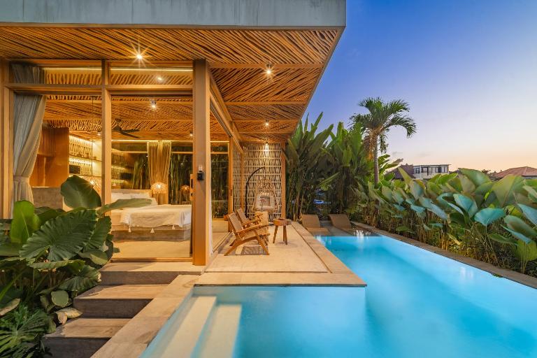 Desa Hut - Tropical Haven with Ricefield View near Seminyak - B&B Kerobokan
