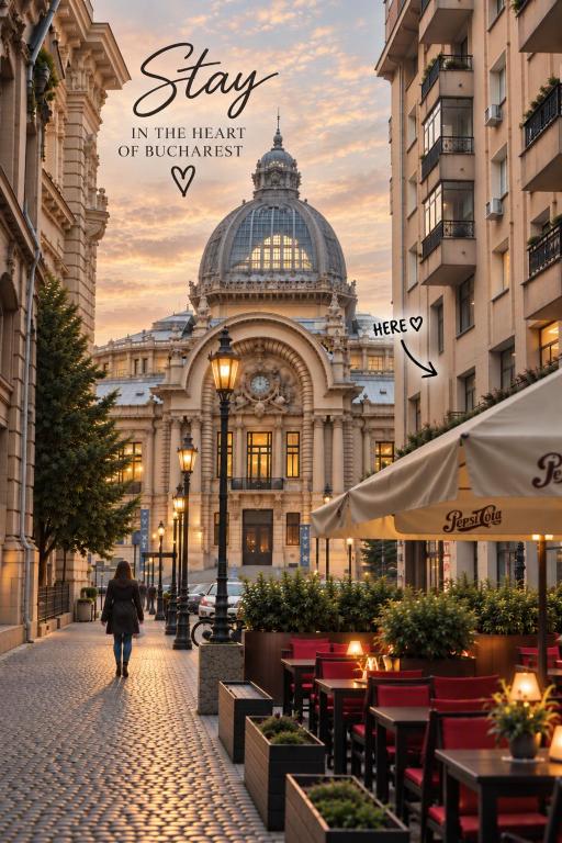 Bucharest Pedestrian Old Town 3 Bedrooms by Orchid Garden - Chambres d'hôtes Bucarest