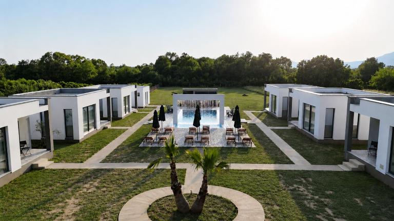 East Village Bungalows - Pool & Nature Retreat - B&B Ulcinj