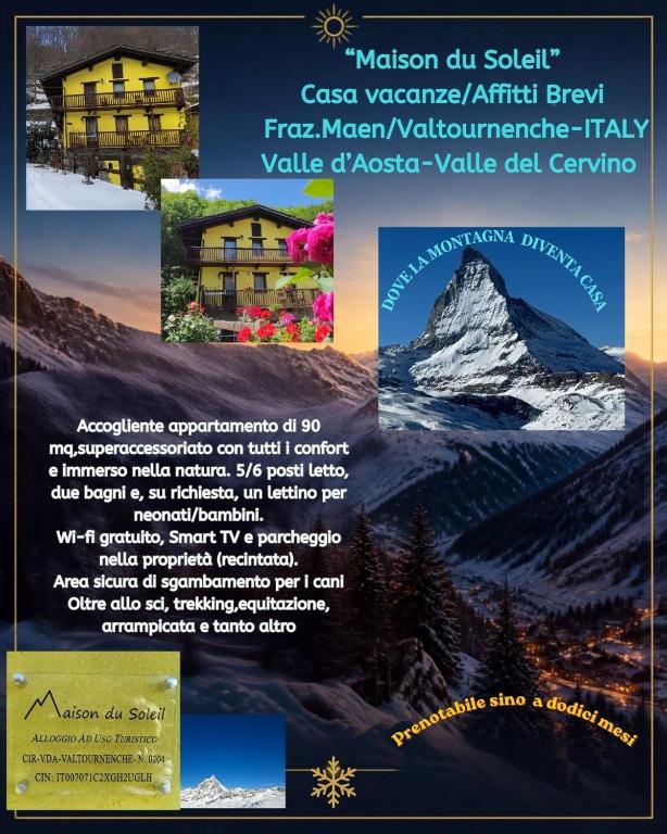 Maison du Soleil- CIR VDA Valtournenche n 0204 - B&B Valtournenche