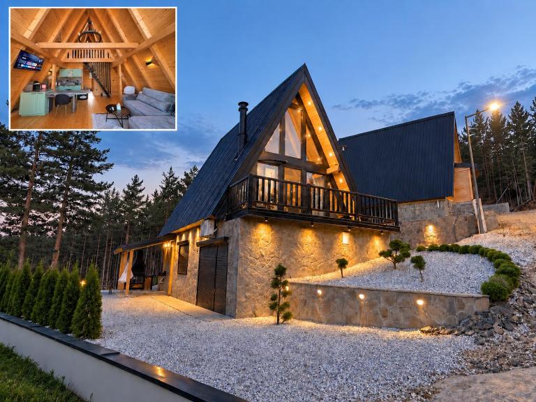A-Frame Reset Zlatibor sa garažom u prirodi 10 min od centra Zlatibora - Ferienwohnung Vodice