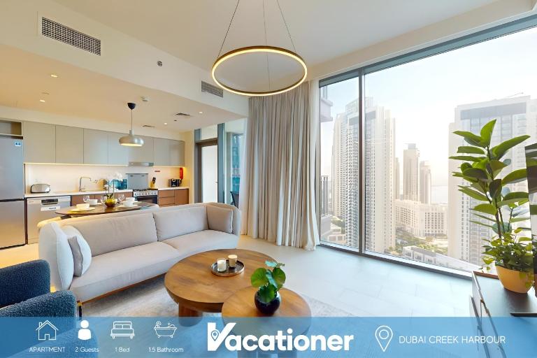 Vacationer Holiday Homes I 1 Bright Bedroom l Peaceful Community l Dubai Creek Harbour - B&B Dubai