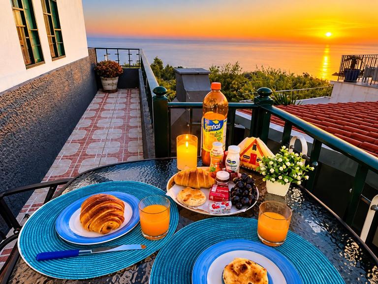 Coastal Serenity Ground Floor Ocean Views with Private Parking in Calheta - Bed and Breakfast Estreito da Calheta