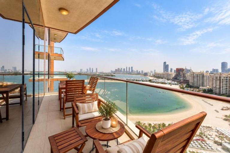 Allsopp & Allsopp - Full Sea View 2-Bedroom with Maid's Room Apartment in Tanzanite, Palm Jumeirah - B&B Dubai