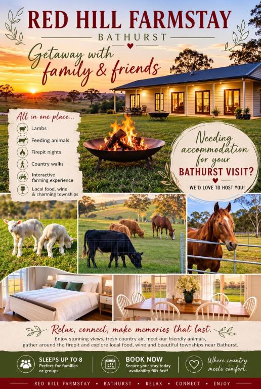 Red Hill Farmstay Bathurst 3BR Spacious inside and out! - B&B Bathurst