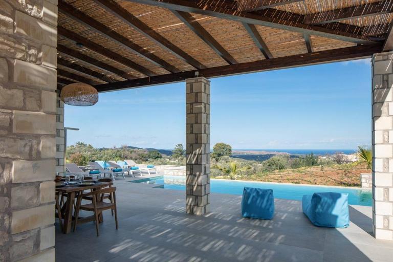 Sea View Villa Mia Casa with Private Pool, Ping-Pong & BBQ - B&B Lagká