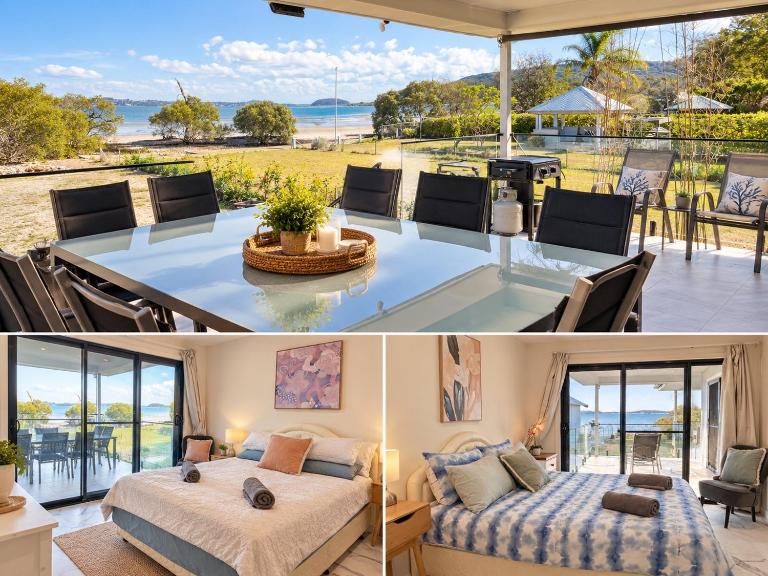 ABSOLUTE BEACHFRONT Port Stephens - Pindimar Beach House - B&B Pindimar