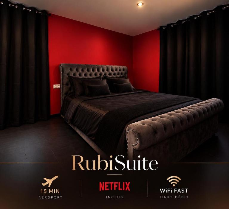 RubiSuite - Cocon chic, Parking, 15 min aéroport - Bed and Breakfast Mont-sur-Marchienne