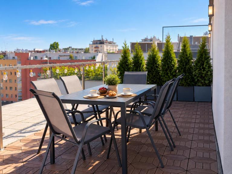 Apartment for 6 with Terrace & Air Conditioning near Metro U3 - Ferienwohnung Wien