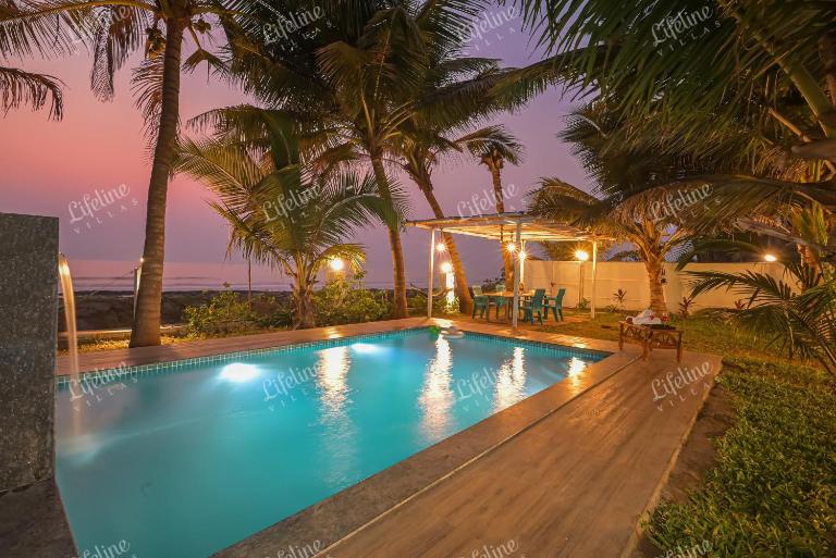 The Tide House 3BHK Infinity Pool Villa Overlooking Sasawne Beach - Ferienwohnung Alibag