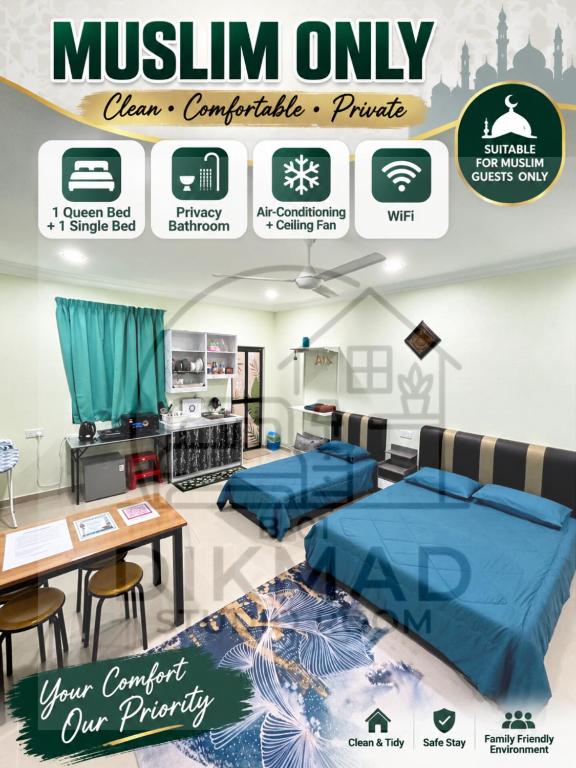 Dikmad Studio Room Bukit Mentok, Kemaman - B&B Cukai