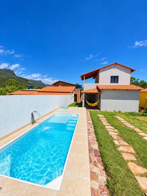 Casa com piscina no Vale do Capão - Ferienwohnung Palmeiras