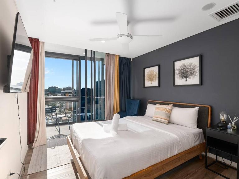 Cityview Trendy Valley Centre 1Bed Carpark n Pool - B&B Brisbane