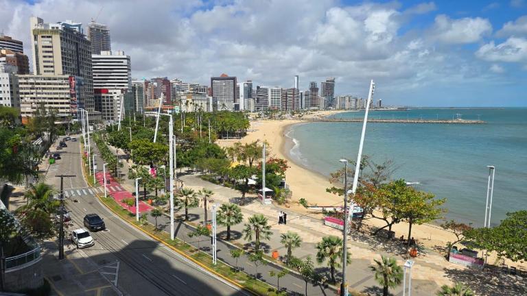Flat no melhor da Beira-mar de Fortaleza - Chambres d'hôtes Fortaleza