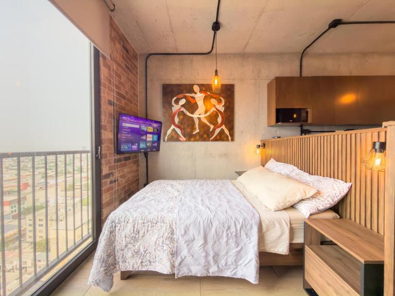 Suite céntrica con Piscina, Gym y Cowork - B&B Monterrey