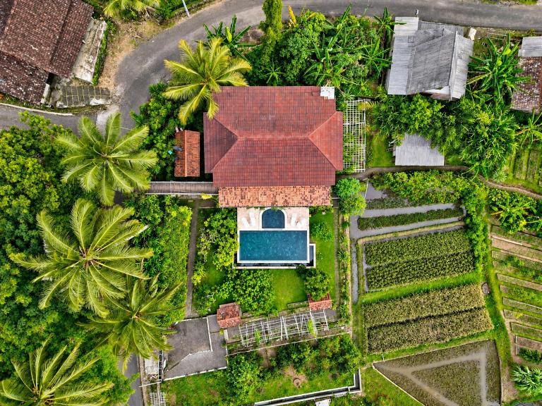 Pondok Is Oke bambo infinity pool - B&B Lijen
