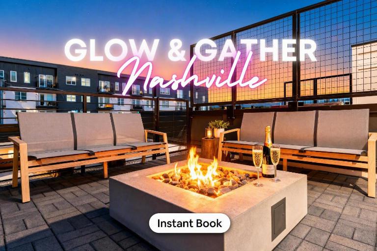 Rooftop Fire Pit & Skyline Views near Broadway - Chambres d'hôtes Nashville