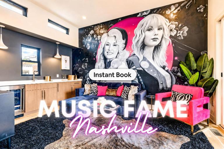 Music Fame House Gulch 4 Patios and View Karaoke - B&B Nashville