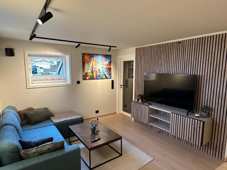 Charming Nordic Basement Apartment - Bed and Breakfast Sandnes