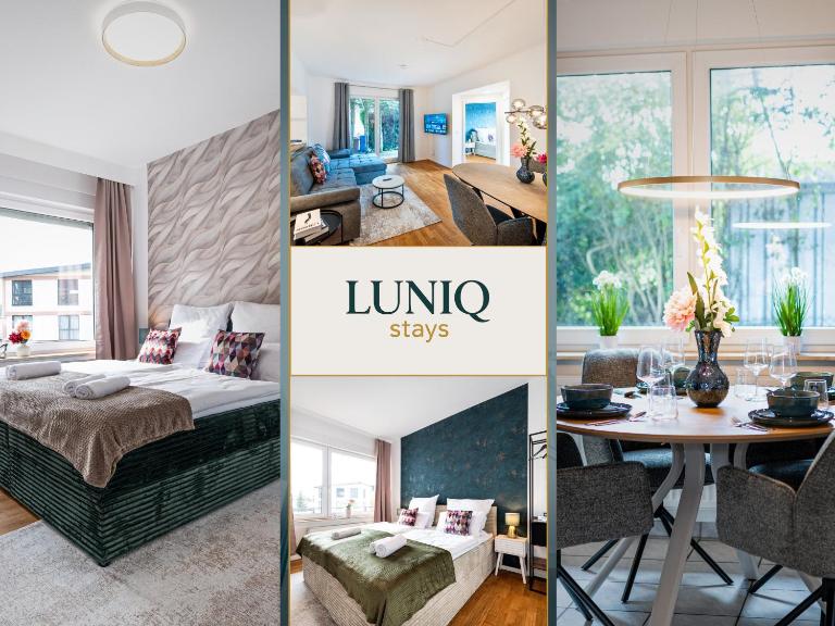 LUNIQ - Grand Apartment Marienborn - Terrasse - Parken - B&B Limburg an der Lahn