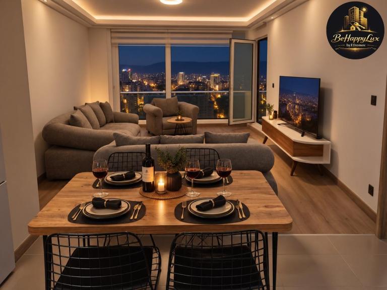 Cevahir Sky City - 21stFloor - Pool - Free Parking - B&B Skopje