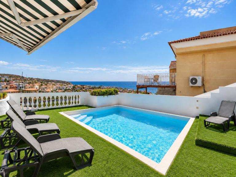 Villa Bella Vista - 4 Bedrooms, Private Pool, Ocean View - B&B Mogán