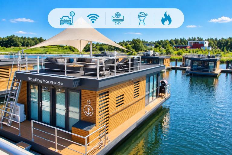 Floatinghouse Seensucht - B&B Klitten