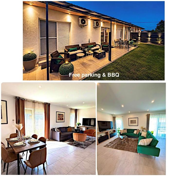 Local-Lux Garden Residence-12Guests-140m2-Free Parking - B&B Kecskemét