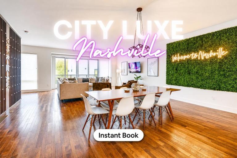 Downtown Luxury - 10 Beds & Free Parking - B&B Nashville