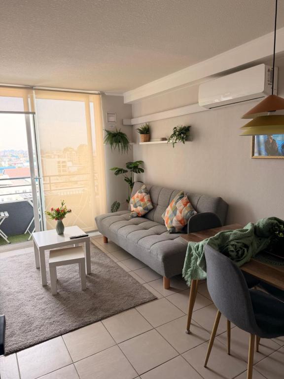 Dep céntrico familiar a pasos de mall open Rancagua 2 hab -1 baño - Chambres d'hôtes Rancagua