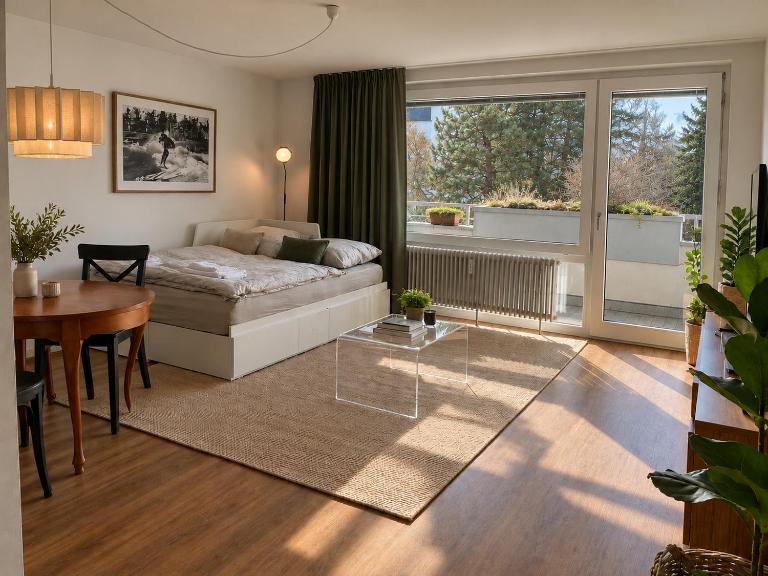 Modern Apt - 2-4 PAX - S-Bahn - 25min OKTOBERFEST, 15min CENTER - Bed and Breakfast Vaterstetten